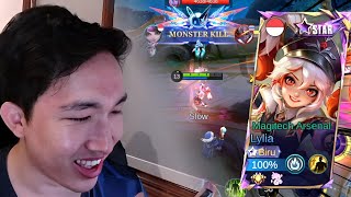 REVIEW SKIN STARLIGHT LYLIA  Mobile Legends MLBBIDCreator [upl. by Annej]