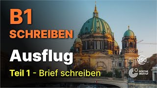 Ausflug nach Berlin  Schreiben Teil 1 Brief schreiben B1 Zertifikat Goethe amp ÖSD  نامه نگاری b1 [upl. by Wahlstrom]