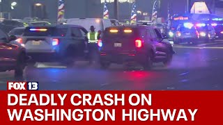 Man hit killed by bus on Highway 99 in Lynnwood Washington [upl. by Wj313]