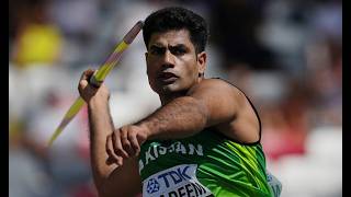 Arshad Nadeem Breaks World Record with 9297m Javelin Throw at Paris Olympics 2024  Wins Gold Medal [upl. by Arracahs650]