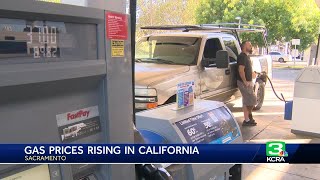 California sees increase in gas prices despite lower national average [upl. by Dierolf]