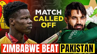 Zimbabwe beat Pakistan by 80 runs DLS in the first ODI  Pakistan vs Zimbabwe 2024  Rizwan [upl. by Trillby]