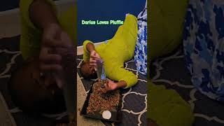 This stuff is amazing for sensory seekers autistic sensory Stimming pluffle Darius [upl. by Darsie]