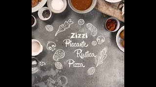 ZizziRecipes  Piccante Rustic Pizza [upl. by Eidnil]