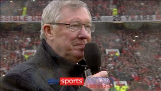 Sir Alex Fergusons farewell speech [upl. by Kcirnek]