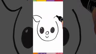 simple drawing reindeer  howtodraw simpledrawing how easydrawingvideos simple animals [upl. by Kingdon]