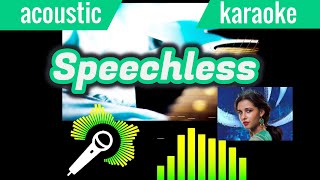 Naomi Scott Speechless  Acoustic Karaoke [upl. by Kimberley]