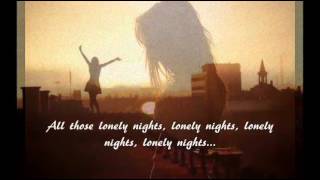 Scorpions  Lonely Nights with lyrics [upl. by Sabba494]