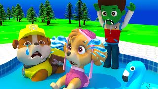 Help Rubble and Skye Are About to Be Eaten by Zombie Ryder Paw Patrol Sad Story Animation [upl. by Halley684]