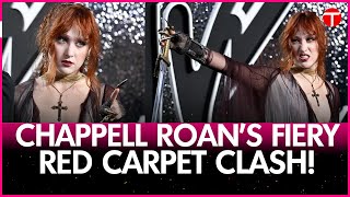 Chappell Roan clashed with a photographer at the 2024 MTV VMAs Red Carpet [upl. by Aurilia]