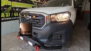 rollbar burrera y puntos de luz en camioneta chevrolet [upl. by Boj]