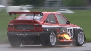 Ford Special at Swiss Hillclimb 2012 Ford Sierra Cosworth Escort MK 1 MK 2 MK 3 Focus WRC [upl. by Wisnicki]