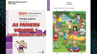 Listening SAMPLE TEST 1 Volume 1  A1 Movers SAMPLE PAPERS for revised exam from 2018 [upl. by Arquit]