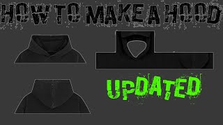 NEW How to make a hood  ROBLOX DESIGNING [upl. by Eibbor699]