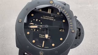 Panerai Luminor Submersible 1950 Ceramica PAM 508 Panerai Watch Review [upl. by Yedrahs159]