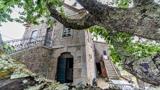 Exposing the granite wall will we discover its history Basement renovation [upl. by Aura]