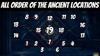 ALL Order of the Ancient Locations Legacy of the First Blade DLC  AC Odyssey [upl. by Haorbed]