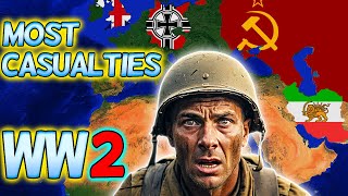 The Top 5 Nations With The Most Casualties During WW2 [upl. by Gasper]