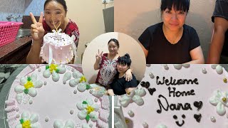 Welcome home Nisha nana♥️🙏Nana lai welcome garna lai aafai cake banauna try gardexu 🥰🎂 [upl. by Mahan287]