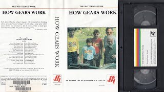 How Gears Work 1986 VHS 60fps [upl. by Synn]