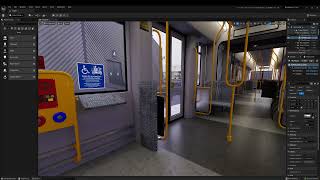 Manchester Metrolink Bombardier Tram  Unreal Engine 5  UE5 CG Interior [upl. by Cinom219]