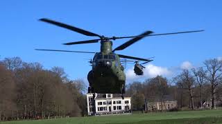 Chinook amp Apache Oefening Lucht Mobiele Brigade [upl. by Carlick]