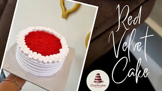 Red Velvet Cake Decorated by Dial4Cake [upl. by Anaibaf322]