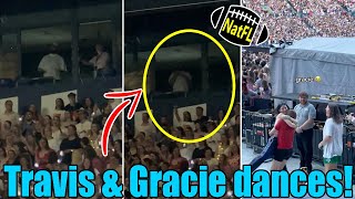 OMG Travis Kelce amp Gracie Abrams dance with the crowd during N2 Eras Tour Gelsenkirchen [upl. by Ada]