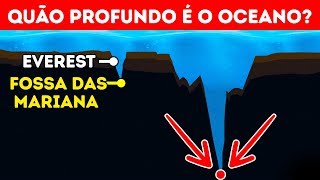 Qual é a profundidade do oceano na realidade [upl. by Notlim]