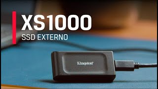 1TB – 2TB  Kingston SSD Externo XS1000 [upl. by Cyndi]