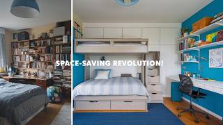 Double Bunk Bed Storage SpaceSaving Revolution [upl. by Seve]