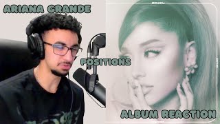 First Time Listening To Ariana Grande  quotPositionsquot Full Album ReactionReview [upl. by Enixam595]