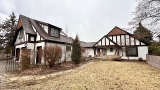 Exploring a Millionaire’s Incredible ABANDONED 10000000 Lakefront Tudor Mansion [upl. by Collete]