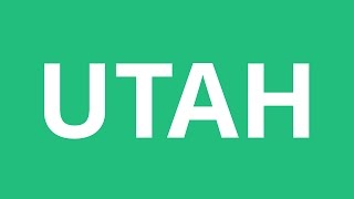 How To Pronounce Utah  Pronunciation Academy [upl. by Ynogoham]