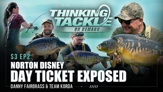 Korda Thinking Tackle OD 3 EP2 Danny Fairbrass Norton Disney Day Ticket  Carp Fishing 2020 [upl. by Eydie]