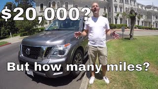 Why a used Nissan Armada is such an insane bargain [upl. by Earahc]