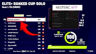 DOMINATING FORTNITE TOURNAMENTS WITH DMA neotericwtf [upl. by Eiramanna]