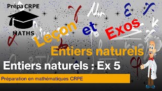 CRPE MathématiquesNombres et ensembles de nombres  Exercice 5 [upl. by Anaxor]