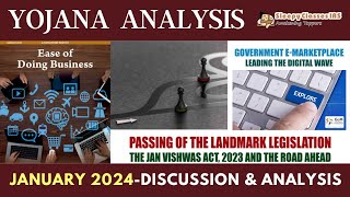 Detailed YOJANA Magazine Discussion and Analysis for UPSC  January 2024  UPSC CSE 2024 [upl. by Oxford878]