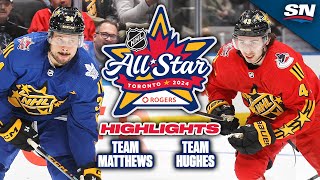 NHL AllStar Game Highlights  Team Matthews vs Team Hughes [upl. by Nisay]