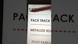 TOPOGRAPHICAL SHEET  TO IDENTIFY CART TRACK PACK TRACK METALLED ROAD AND FOOTPATH [upl. by Ennahgem]