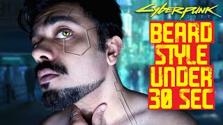 LATEST BEARD STYLE AT HOME UNDER 30 SECONDS shorts BeardStyles beardshaving Trending [upl. by Namyw]