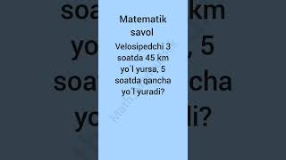 Matematik savol  Siz buni topa olasizmi [upl. by Enale]