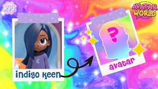 This is how 💙 INDIGO KEEN 💜 look in AVATAR WORLD 🌎 RAINBOW BUBBLEGEM 🌈 CHARACTER in Avatar World [upl. by Karla]