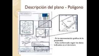 Capacitación 1  Elementos del Plano Catastrado [upl. by Ciapha]