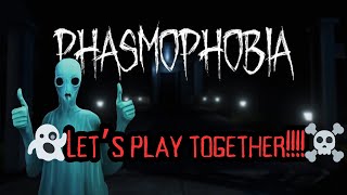 Its Phasmophobia time Come join and get spooky [upl. by Eldora]