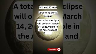 Upcoming Lunar Eclipse space cosmos spacefacts LunarEclipse TotalEclipse SkyWatching [upl. by Gerald628]