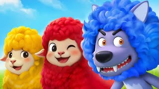 Baa Baa Colorful Sheep  Learn Colors Song  Farm Animals  Kids Songs amp Nursery Rhymes  BabyBus [upl. by Gavrilla]