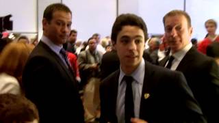 Hobey winner Johnny Gaudreau April 11 2014 [upl. by Ertha]