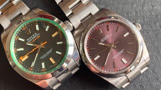 ROLEX OP39 VS MILGAUSS [upl. by Haldas]